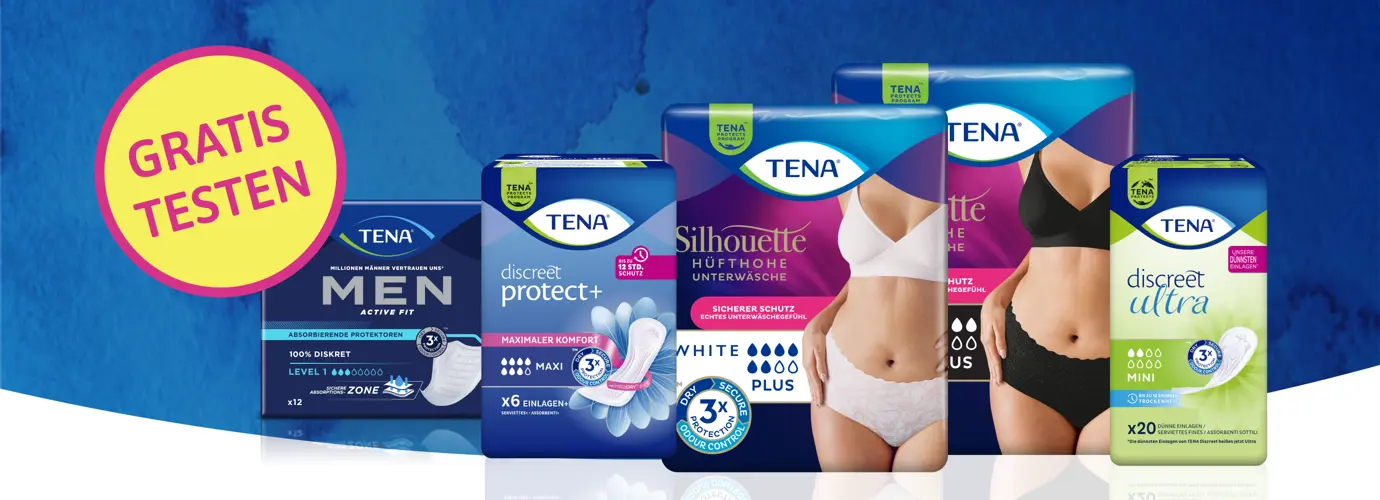 Jetzt TENA gratis testen!