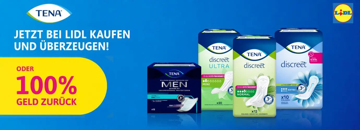 Jetzt TENA gratis testen!